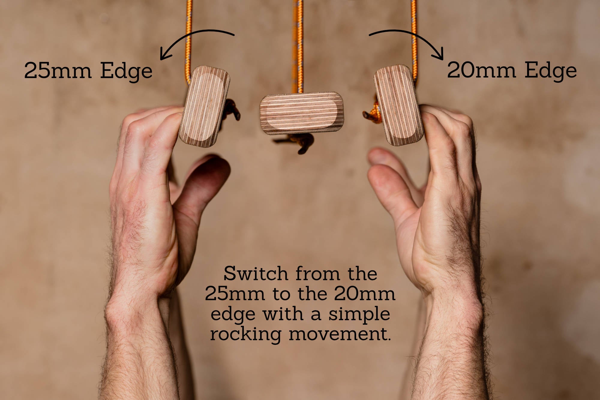 ROCKER Hangboard – captainfingerfood